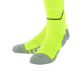 Safety Yellow-Carbon - Side - Umbro Childrens-Kids Diamond Football Socks