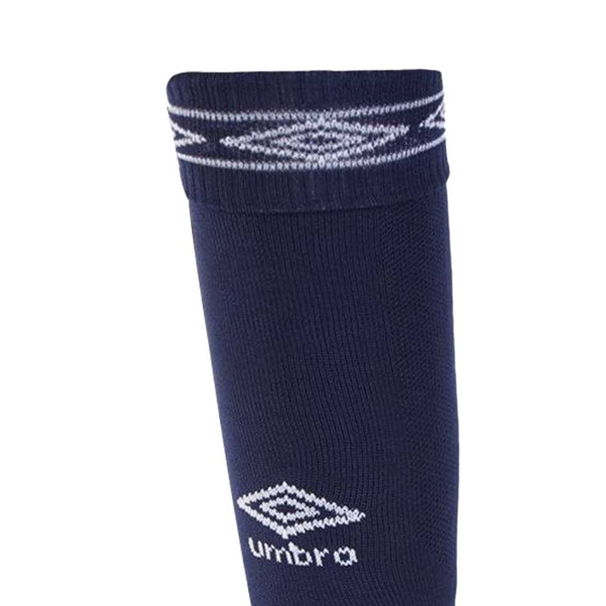 Navy-White - Lifestyle - Umbro Childrens-Kids Diamond Football Socks