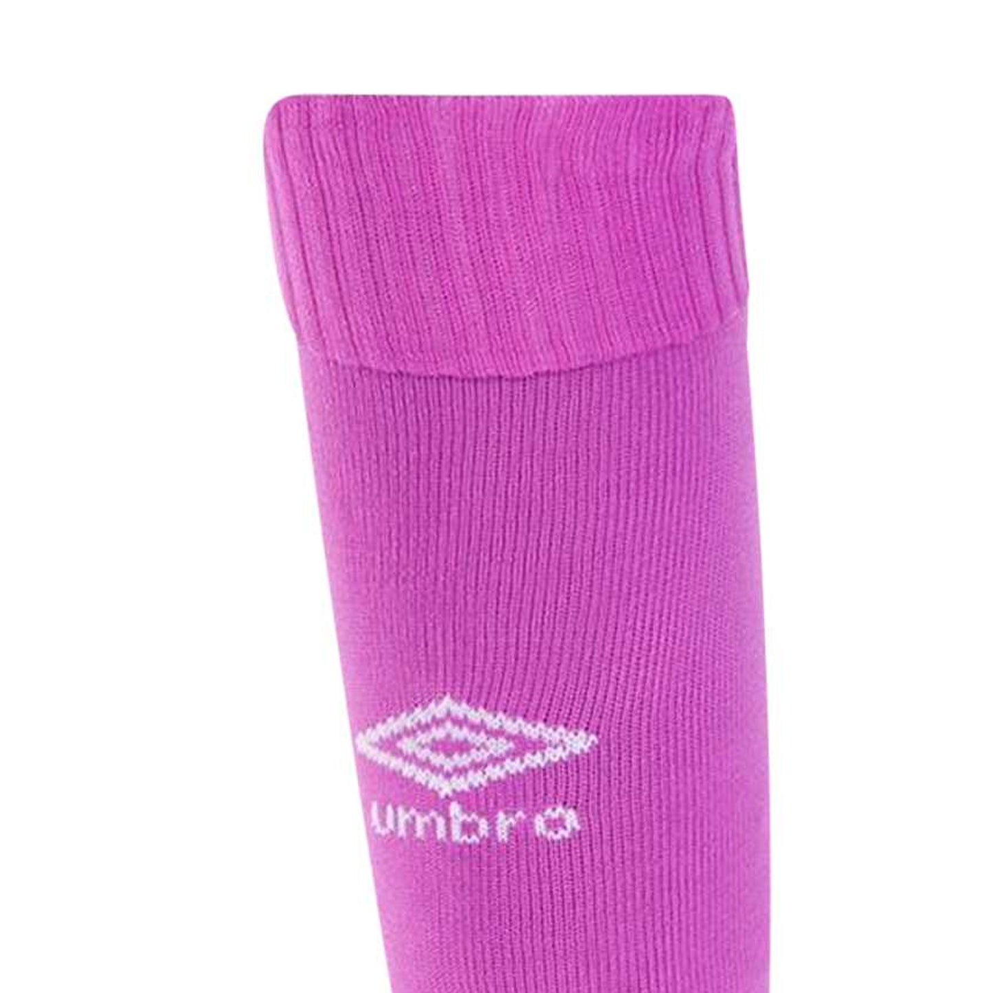 Purple Cactus-White - Lifestyle - Umbro Childrens-Kids Diamond Football Socks