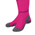 Beetroot Purple-Black - Side - Umbro Childrens-Kids Diamond Football Socks