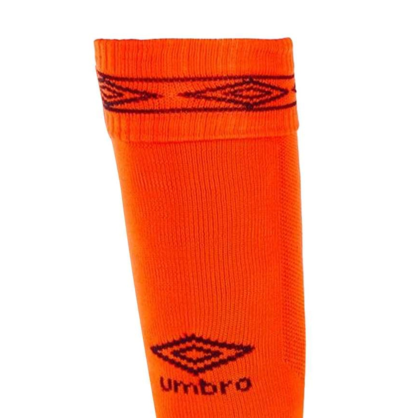 Shocking Orange-Black - Lifestyle - Umbro Childrens-Kids Diamond Football Socks