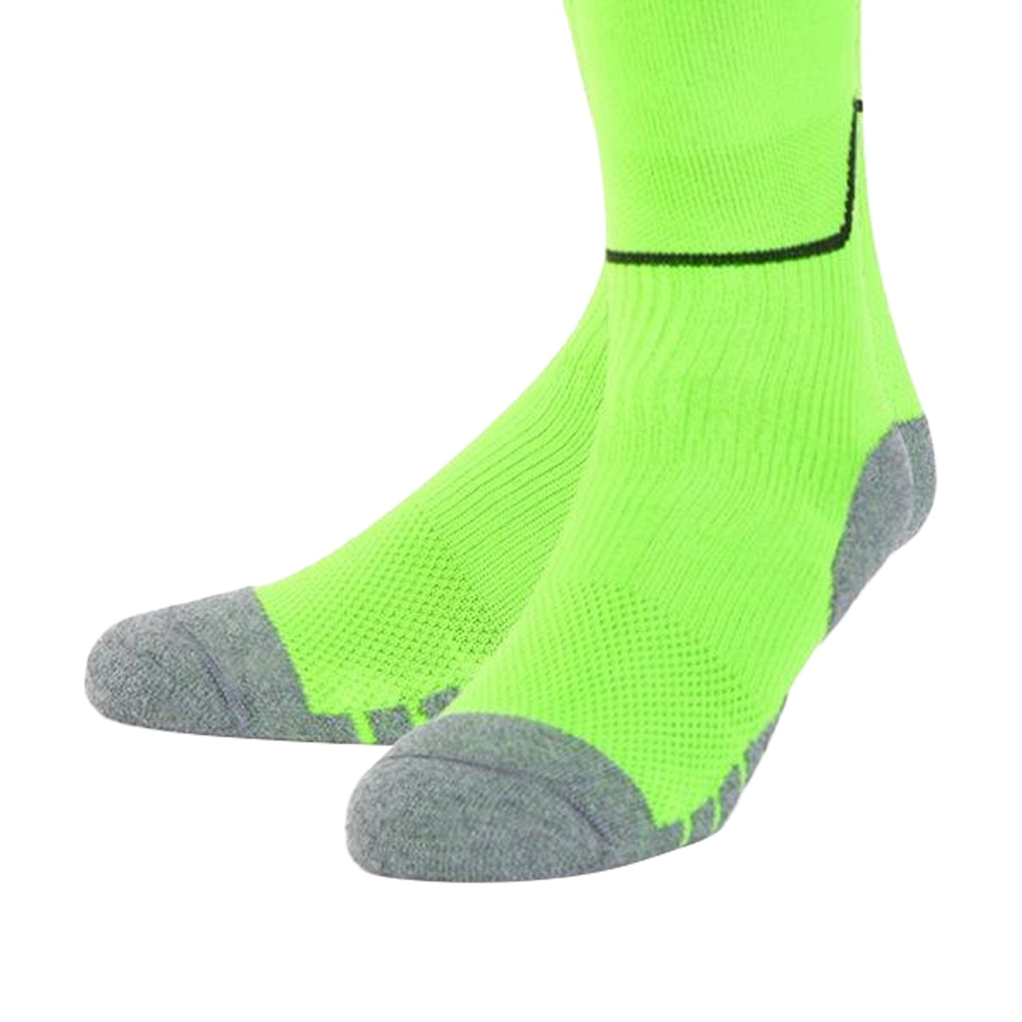 Green Gecko-Black - Side - Umbro Childrens-Kids Diamond Football Socks