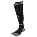 Black-White - Back - Umbro Childrens-Kids Diamond Football Socks