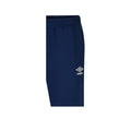 Navy-White - Side - Umbro Childrens-Kids Total Knitted Training Jogging Bottoms