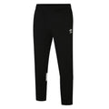 Black-White - Front - Umbro Childrens-Kids Total Knitted Training Jogging Bottoms