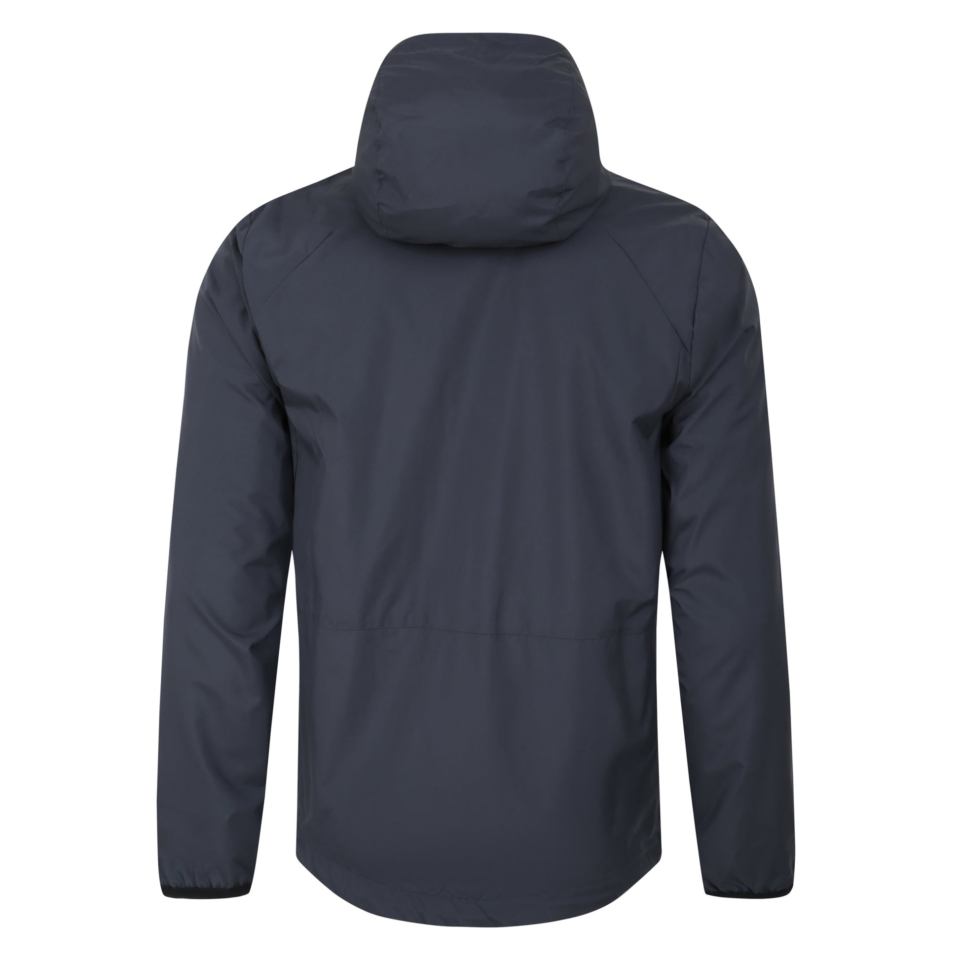 Carbon-Grisaille-Black - Back - Umbro Mens 23-24 Heart Of Midlothian FC Showerproof Jacket