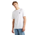 White-Woodland Grey - Lifestyle - Umbro Mens Core Small Logo T-Shirt