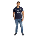 Navy Blue-White-Red - Pack Shot - Umbro Unisex Adult 23-24 England Rugby Alternative Jersey
