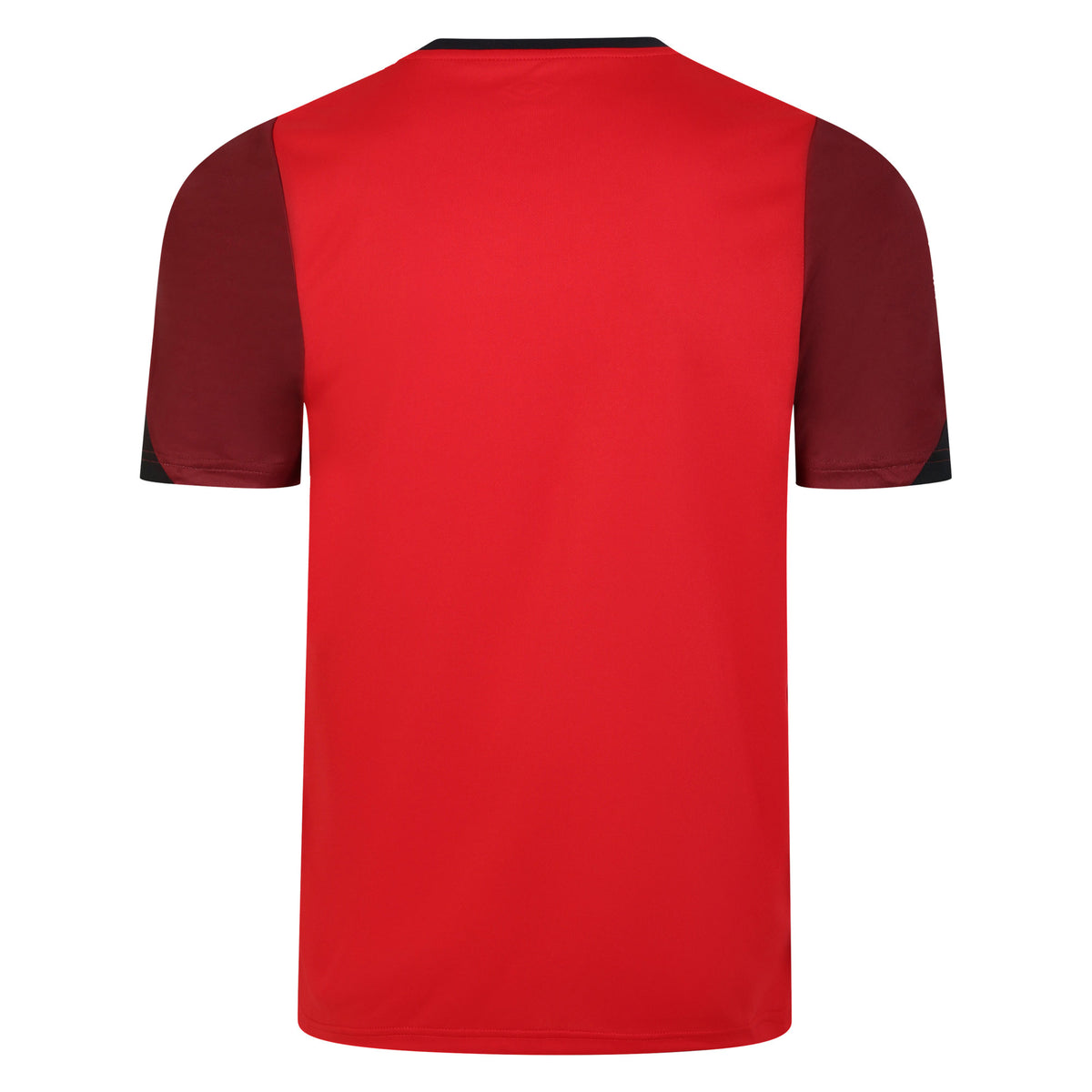 Vermillion-Biking Red-Black - Back - Umbro Mens Total Training Jersey