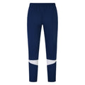 Navy-White - Back - Umbro Mens Total Training Knitted Jogging Bottoms