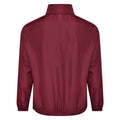 New Claret - Back - Umbro Mens Club Essential Light Waterproof Jacket