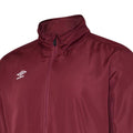 New Claret - Side - Umbro Mens Club Essential Light Waterproof Jacket
