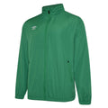 Emerald - Front - Umbro Mens Club Essential Light Waterproof Jacket