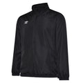 Black - Front - Umbro Childrens-Kids Club Essential Light Waterproof Jacket