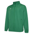 Emerald - Front - Umbro Childrens-Kids Club Essential Light Waterproof Jacket
