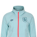 Aqua Haze-Latigo Bay-Lava Pink - Side - Umbro Mens 23-24 Huddersfield Town AFC Waterproof Jacket