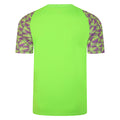 Green Gecko-Purple Cactus - Back - Umbro Childrens-Kids Flux Goalkeeper Jersey