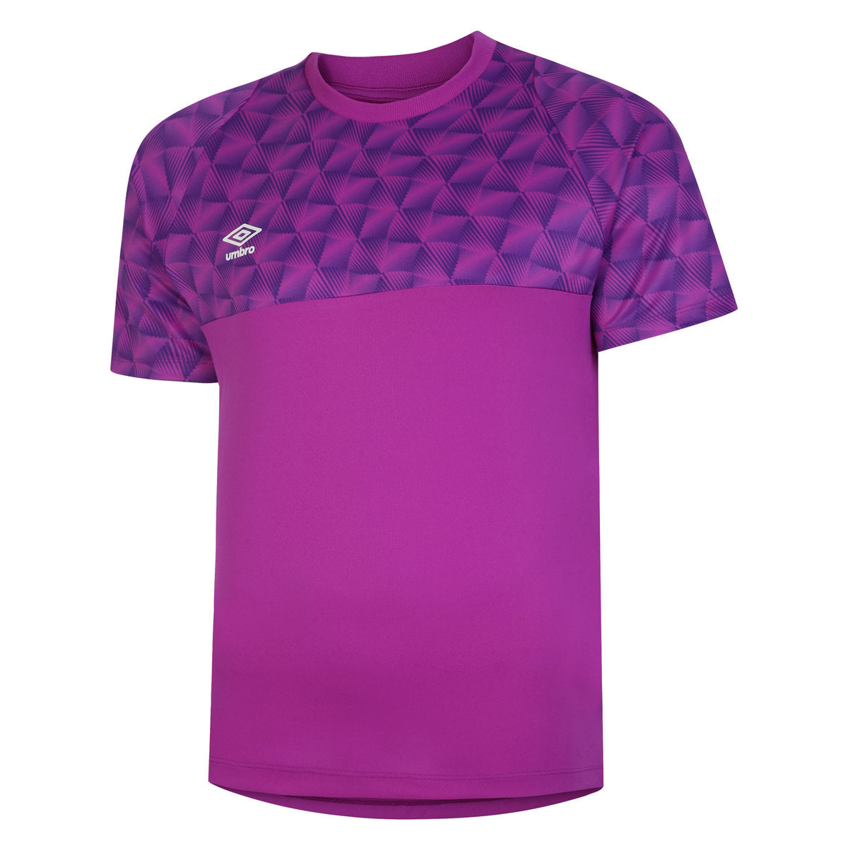 Purple Cactus-Electric Purple-White - Front - Umbro Childrens-Kids Flux Goalkeeper Jersey