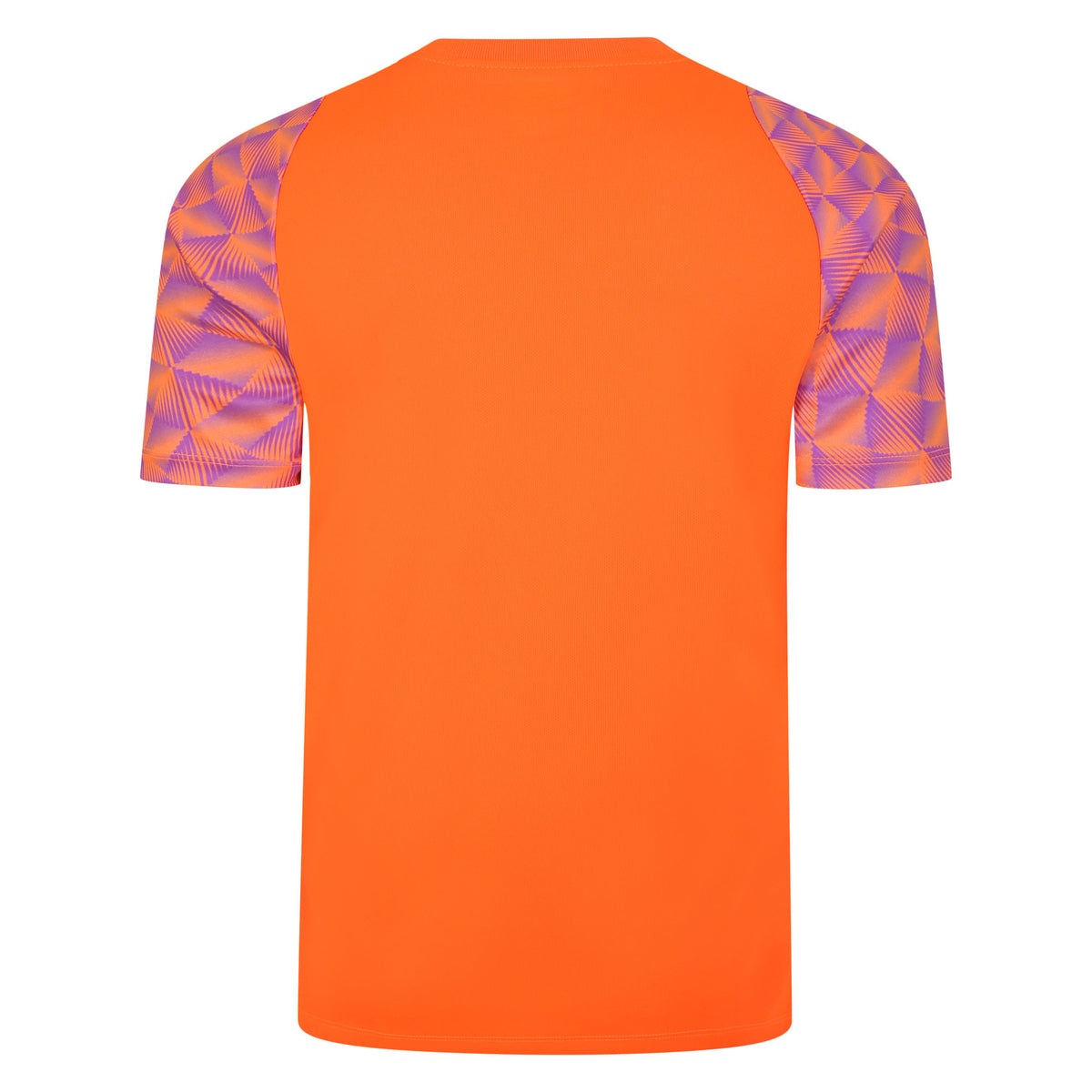 Shocking Orange-Purple Cactus - Back - Umbro Childrens-Kids Flux Goalkeeper Jersey
