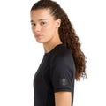 Black - Side - Umbro Womens-Ladies Pro Training Polyester T-Shirt