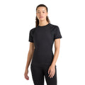 Black - Lifestyle - Umbro Womens-Ladies Pro Training Polyester T-Shirt