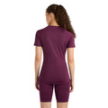 Potent Purple-Mauve - Back - Umbro Womens-Ladies Pro Training Polyester T-Shirt
