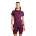 Potent Purple-Mauve - Side - Umbro Womens-Ladies Pro Training Polyester T-Shirt