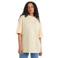 Biscotti-White - Side - Umbro Womens-Ladies Core Oversized T-Shirt