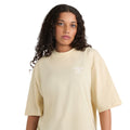 Biscotti-White - Lifestyle - Umbro Womens-Ladies Core Oversized T-Shirt