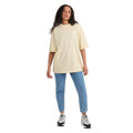 Biscotti-White - Pack Shot - Umbro Womens-Ladies Core Oversized T-Shirt
