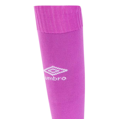 Purple Cactus-White - Side - Umbro Mens Classico Socks