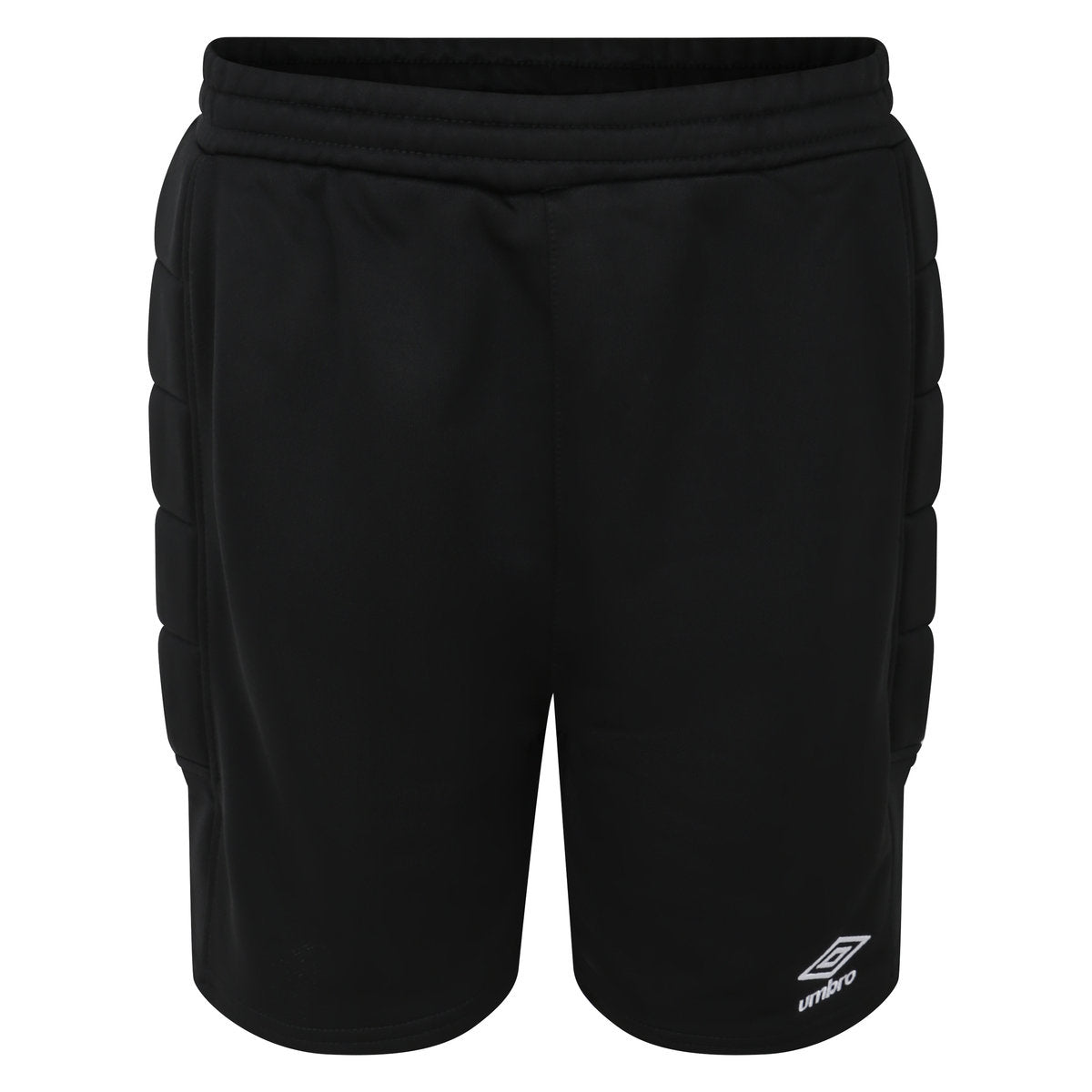Black - Front - Umbro Childrens-Kids Kinetic Goalkeeper Shorts