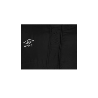 Black - Side - Umbro Childrens-Kids Water Resistant Padded Jacket