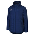 Navy - Front - Umbro Childrens-Kids Water Resistant Padded Jacket