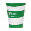 Emerald Green-White - Side - Umbro Mens Hoop Stripe Socks