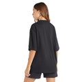 Black - Back - Umbro Womens-Ladies Core Oversized T-Shirt