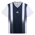 Midnight Sail-White - Front - Umbro Mens Accra Football Jersey