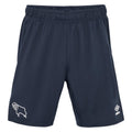 Navy - Front - Umbro Mens 23-24 Derby County FC Away Shorts