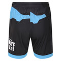Black-Sky Blue-White - Back - Umbro Mens 23-24 Forest Green Rovers FC Third Shorts