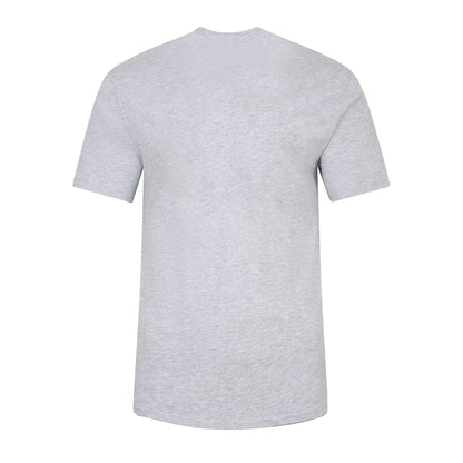 Grey Marl-White - Back - Umbro Mens Team T-Shirt