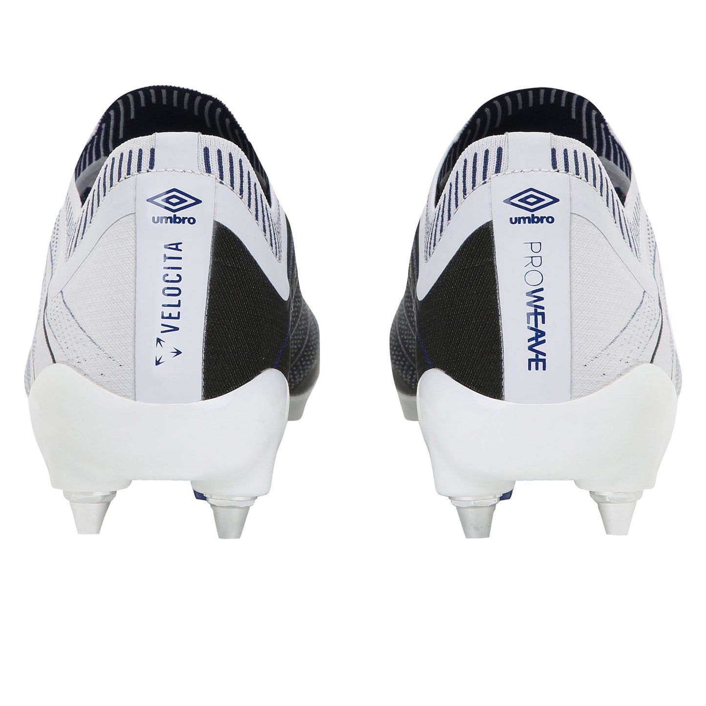White-Black-Royal Blue - Side - Umbro Mens Velocita Elixir Pro Football Boots