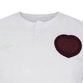 White - Side - Umbro Mens 23-24 Heart Of Midlothian FC Long-Sleeved Third Jersey