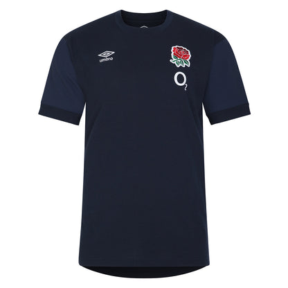 Navy Blazer - Front - Umbro Mens 23-24 England Rugby T-Shirt