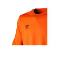 Shocking Orange - Side - Umbro Mens Club Long-Sleeved Jersey
