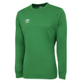 Emerald - Front - Umbro Mens Club Long-Sleeved Jersey