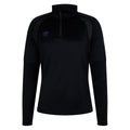 Black-Carbon - Front - Umbro Mens Pro Half Zip Training Jersey