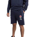 Navy Blazer - Side - Umbro Mens 23-24 Fleece England Rugby Shorts