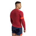 Red-Flame Scarlet - Back - Umbro Mens 23-24 England Rugby Long-Sleeved Training Contact Jersey