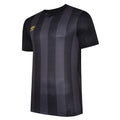 Black-Carbon - Front - Umbro Childrens-Kids Ramone Jersey