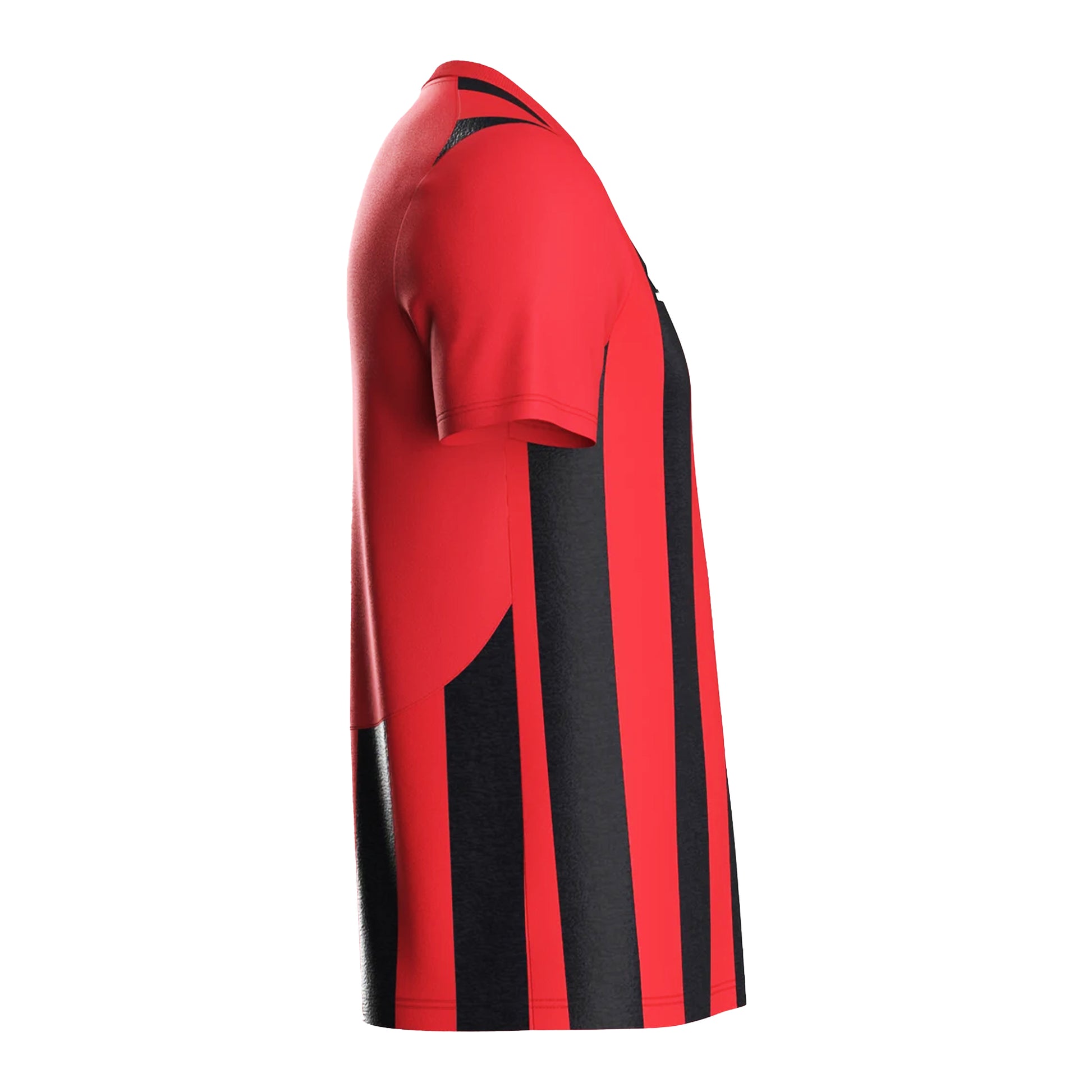 Vermillion-Black - Pack Shot - Umbro Childrens-Kids Ramone Jersey